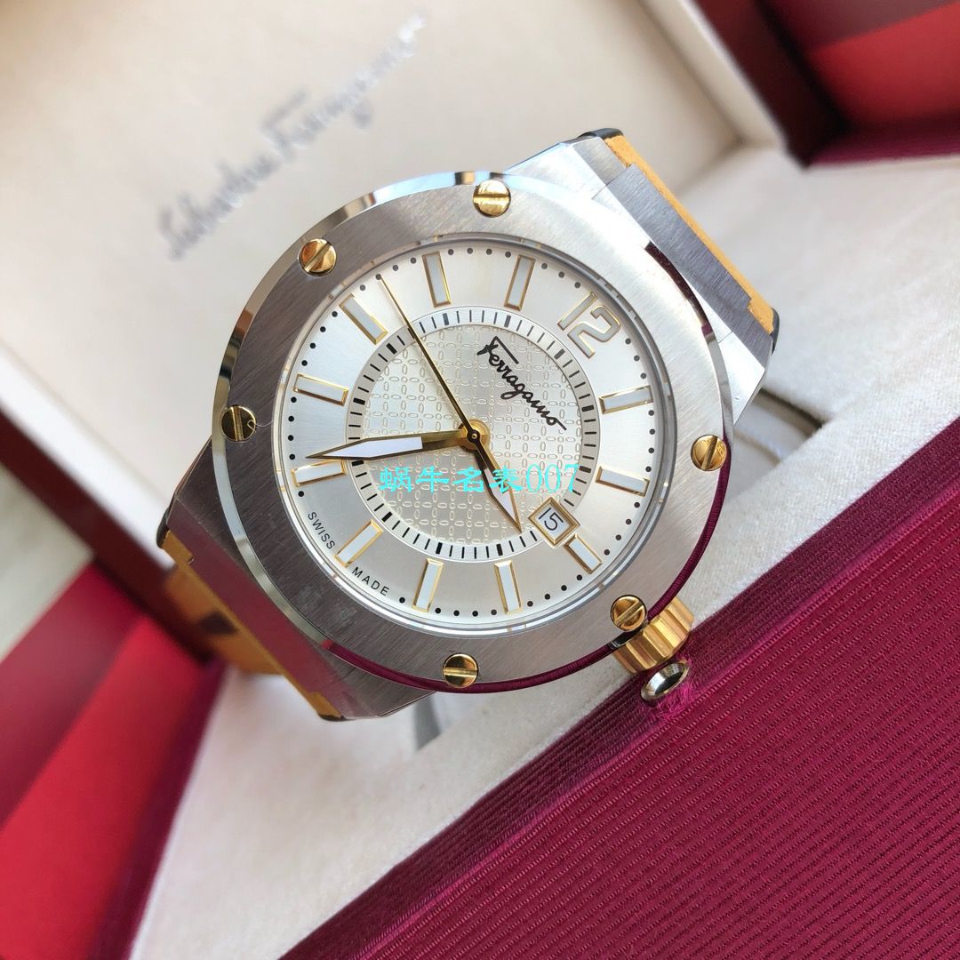 【渠道原单】菲拉格慕最新款计时石英男表这款类似AP的表壳设计 / FEL013