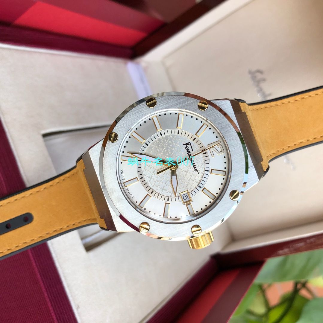 【渠道原单】菲拉格慕最新款计时石英男表这款类似AP的表壳设计 / FEL013