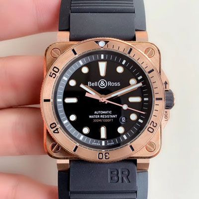 【BR厂复刻高仿Bell & Ross青铜手表】柏莱士INSTRUMENTS系列BR0392-D-BL-BR/SCA腕表