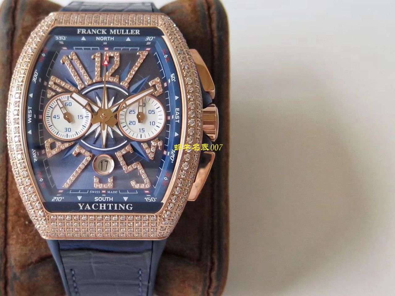 【台湾厂Franck Muller复刻高仿手表】法兰克穆勒MEN'S COLLECTION系列V 45 CC DT YACHT腕表 / FL063