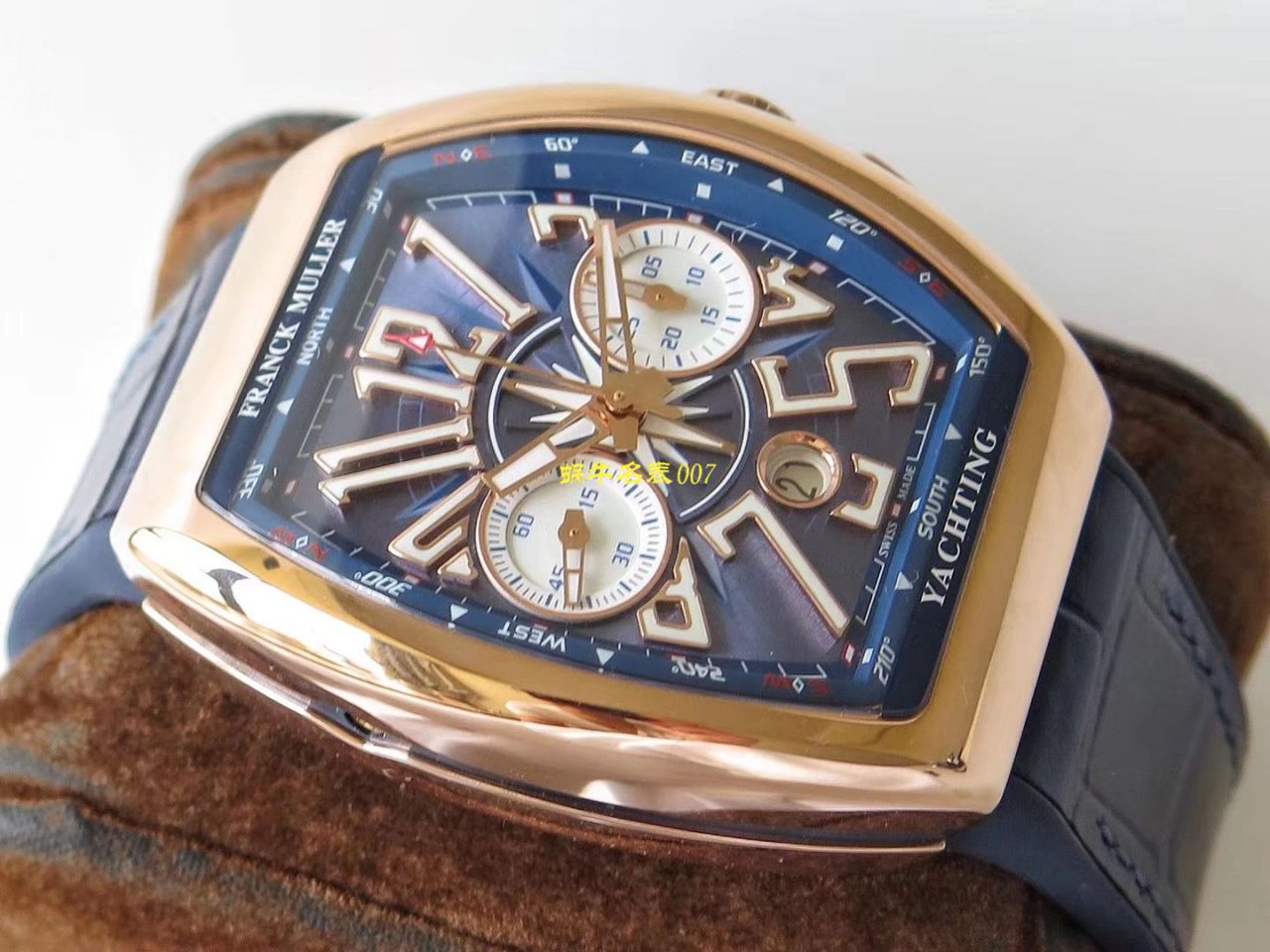 【台湾厂Franck Muller复刻高仿手表】法兰克穆勒MEN'S COLLECTION系列V 45 CC DT YACHT腕表 / FL063