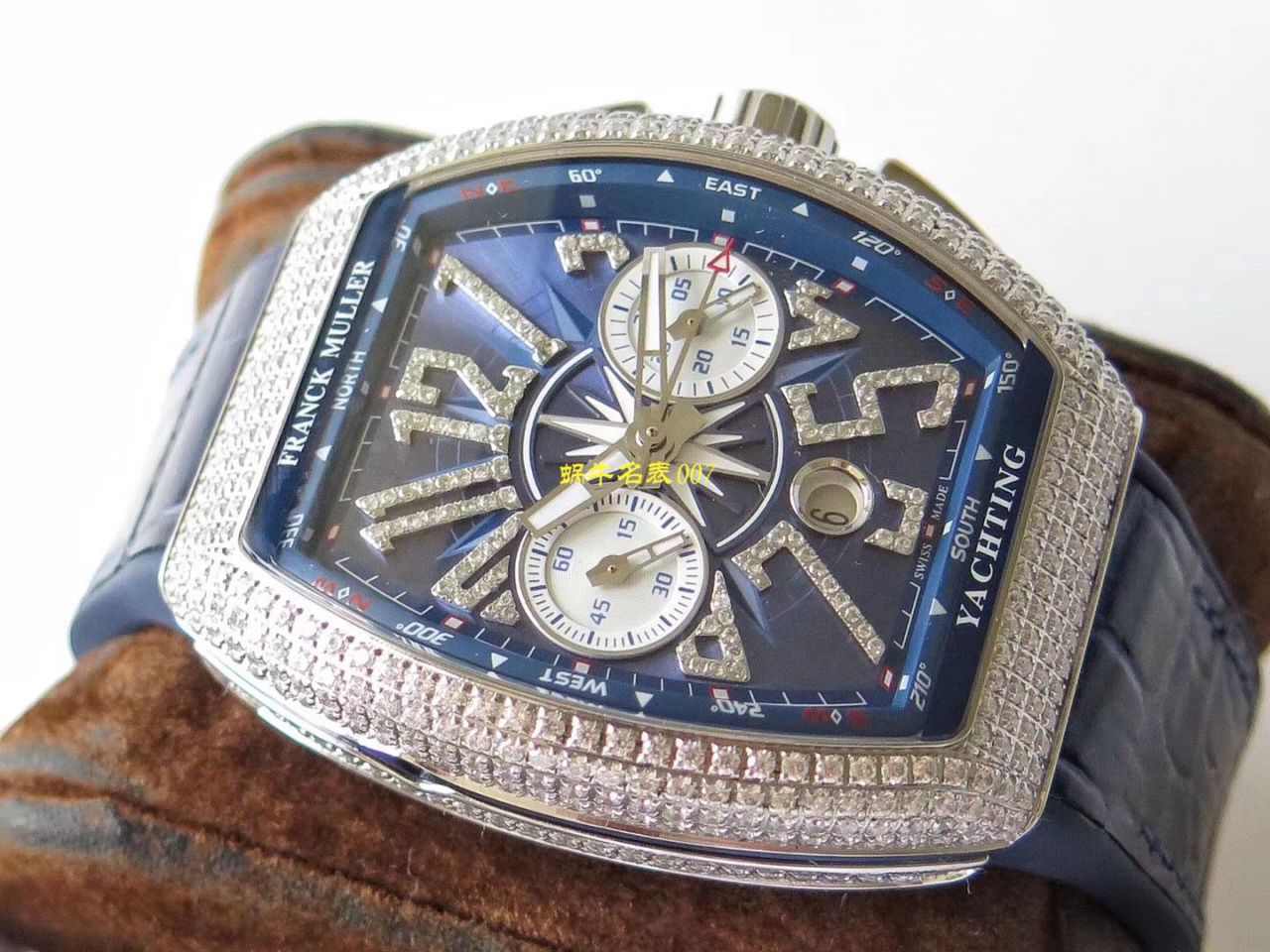 【台湾厂Franck Muller复刻高仿手表】法兰克穆勒MEN'S COLLECTION系列V 45 CC DT YACHT腕表 / FL063