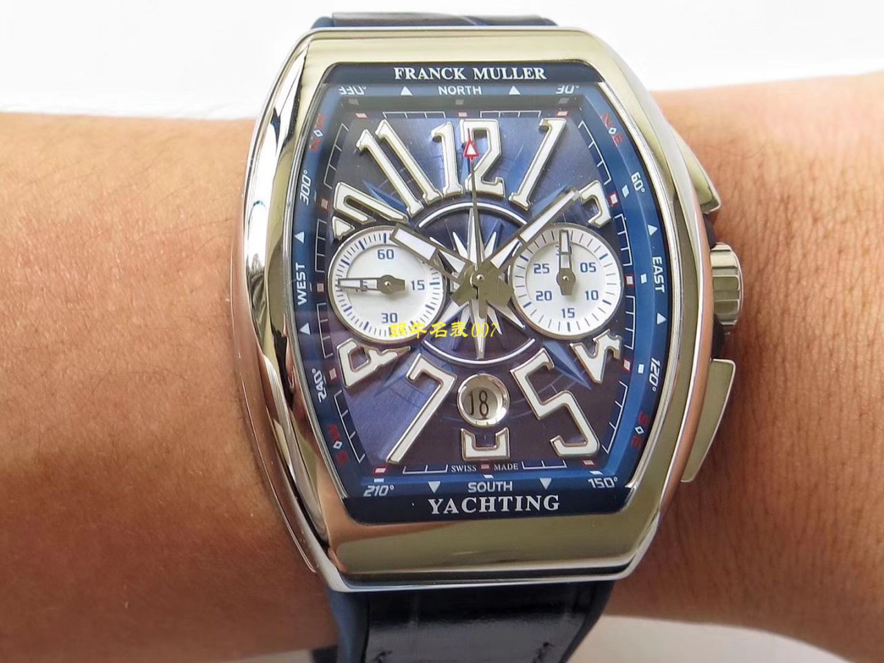 【台湾厂Franck Muller复刻高仿手表】法兰克穆勒MEN'S COLLECTION系列V 45 CC DT YACHT腕表 / FL063