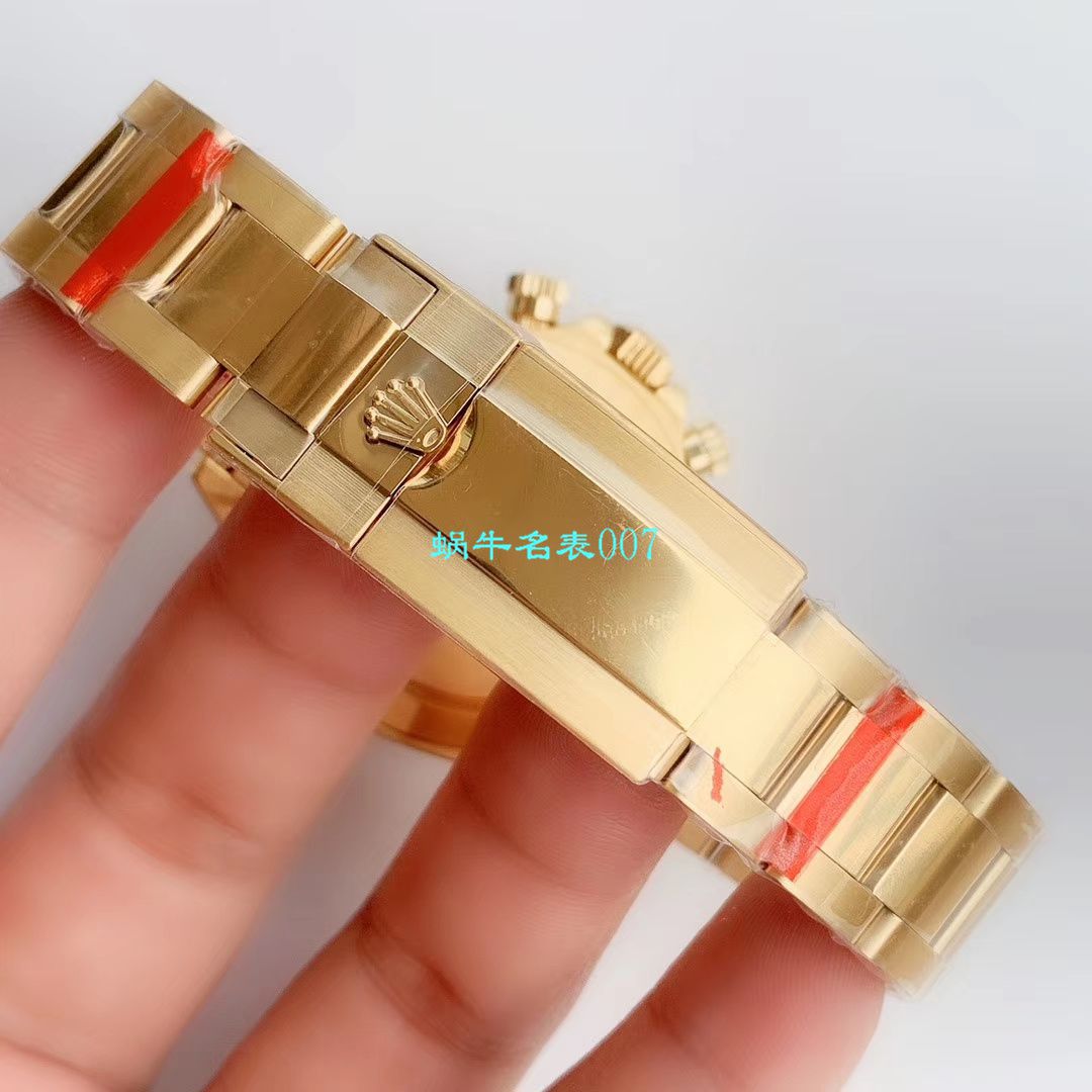 【N厂复刻表独家真正4130机芯】劳力士宇宙计型迪通拿顶级复刻高仿116508金盘腕表 / R389