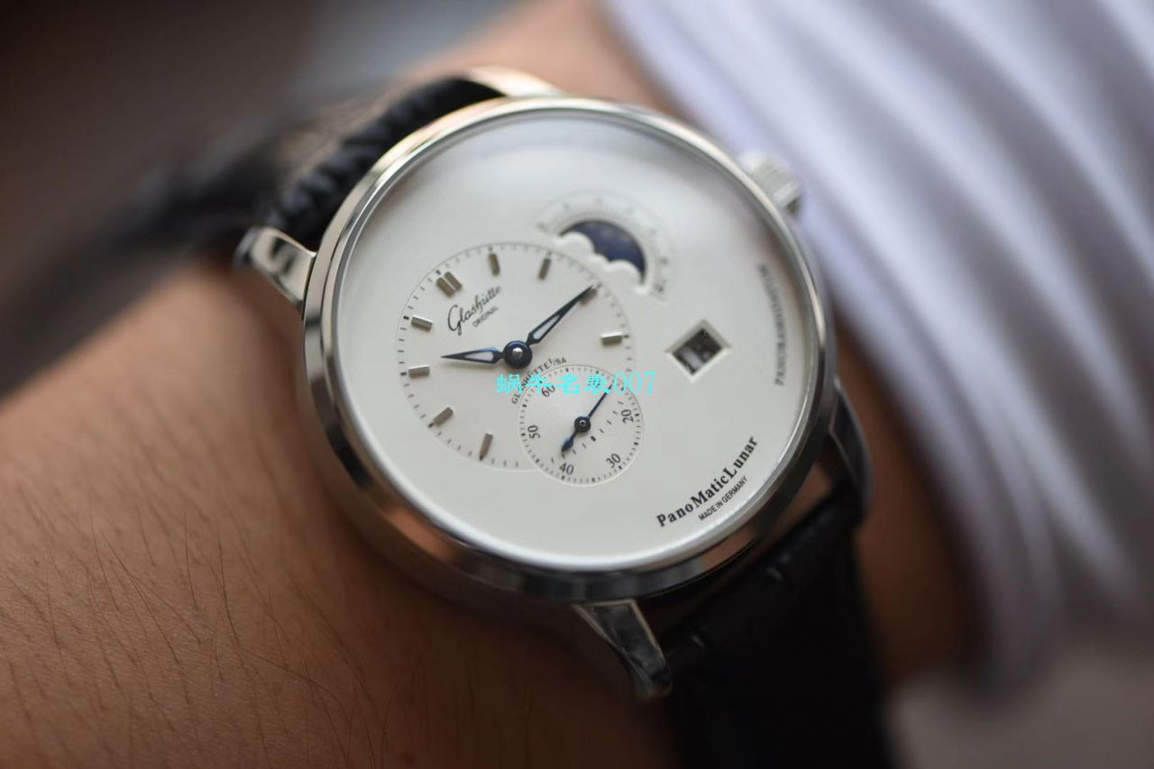 【TZ厂Glashütte Original复刻高仿表】格拉苏蒂原创偏心系列1-90-02-42-32-05腕表 / GLA053