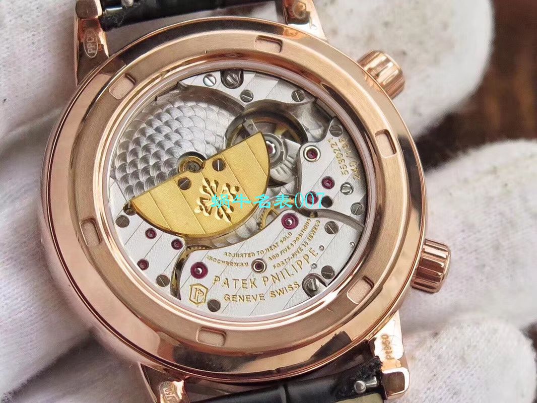 【台湾厂PATEK PHILIPPE复刻高仿表】百达翡丽超级复杂功能计时系列6104R-001腕表 / BD232