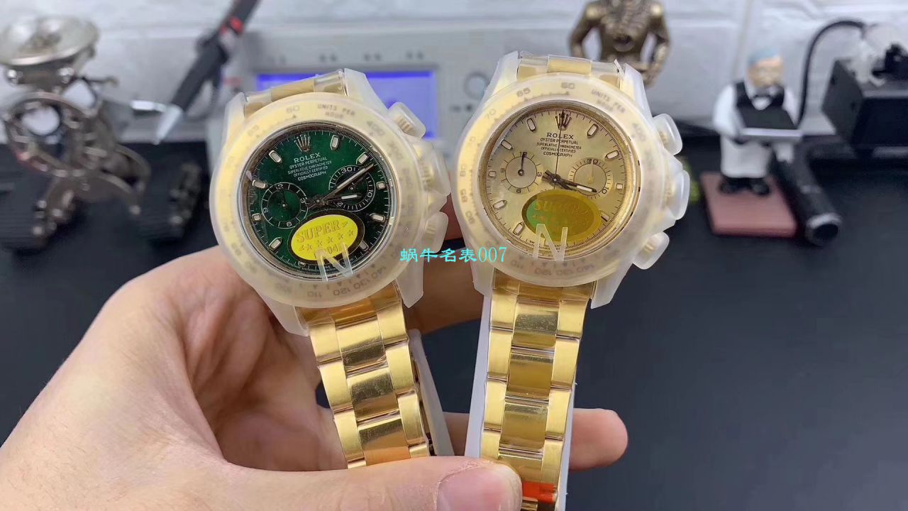 【N厂复刻表独家真正4130机芯】劳力士宇宙计型迪通拿顶级复刻高仿116508金盘腕表 / R389