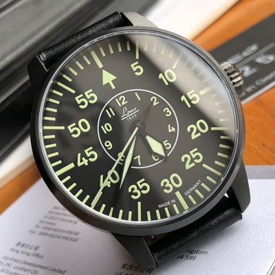 【渠道LACO原单】朗坤飞行员系列861760N腕表