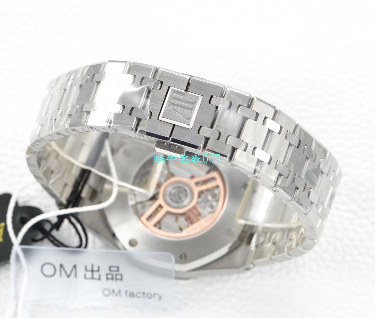 【OM厂复刻高仿表】爱彼皇家橡树系列15500ST.OO.1220ST.01，15500ST.OO.1220ST.02，15500ST.OO.1220ST.03腕表 / AP180