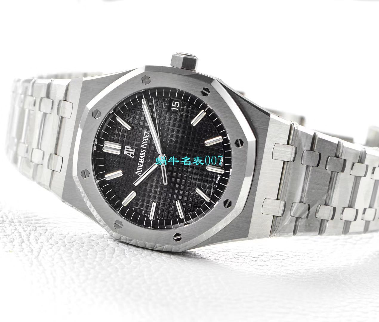 【OM厂复刻高仿表】爱彼皇家橡树系列15500ST.OO.1220ST.01，15500ST.OO.1220ST.02，15500ST.OO.1220ST.03腕表 / AP180