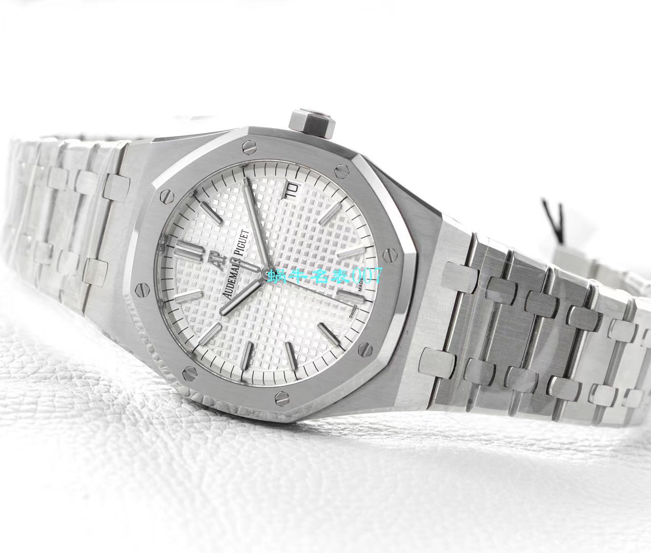 【OM厂复刻高仿表】爱彼皇家橡树系列15500ST.OO.1220ST.01，15500ST.OO.1220ST.02，15500ST.OO.1220ST.03腕表 / AP180