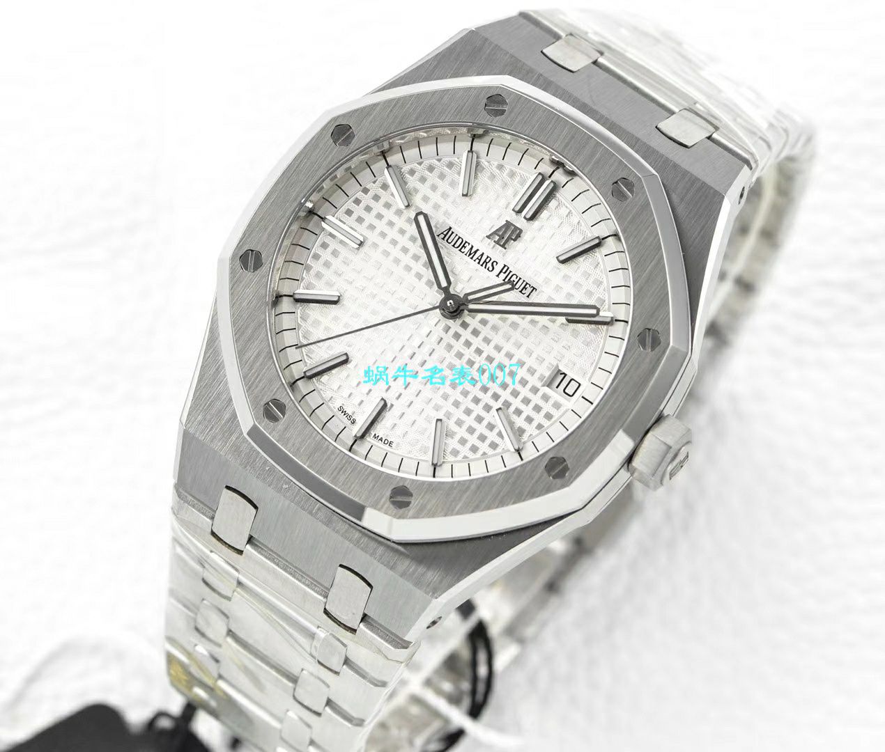 【OM厂复刻高仿表】爱彼皇家橡树系列15500ST.OO.1220ST.01，15500ST.OO.1220ST.02，15500ST.OO.1220ST.03腕表 / AP180