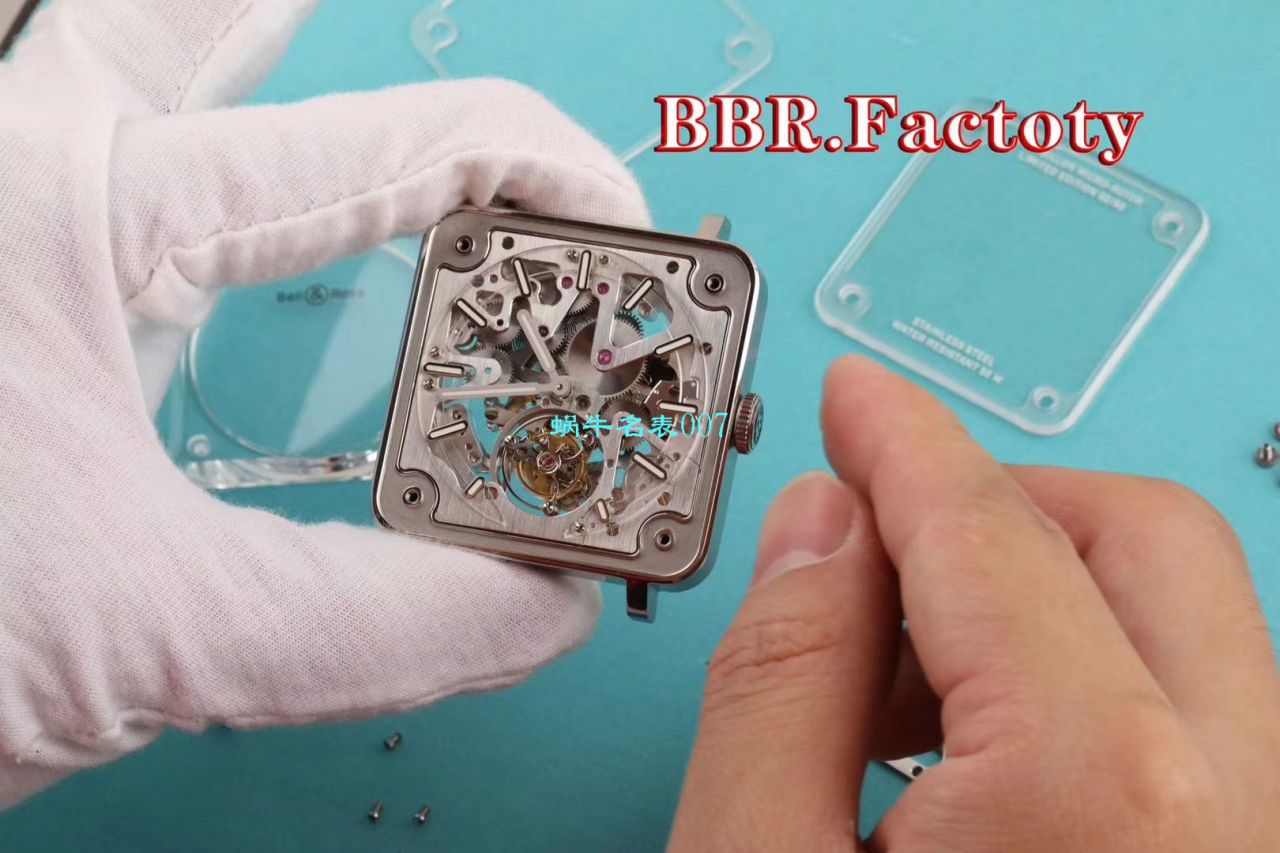 【BBR一比一超A高仿手表】柏莱士EXPERIMENTAL系列BRX2-MRTB-ST陀飞轮腕表 / BR-X2DM