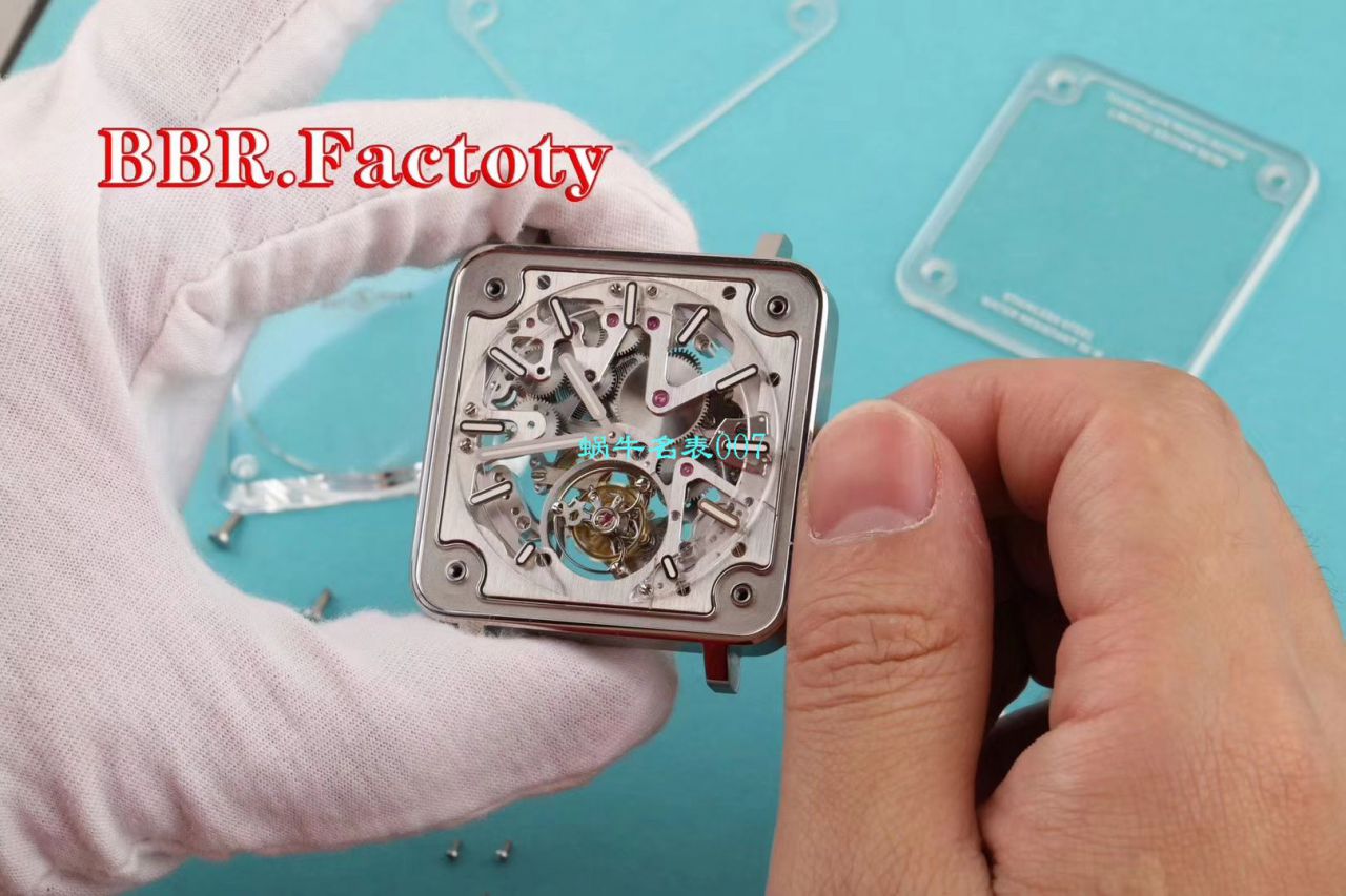 【BBR一比一超A高仿手表】柏莱士EXPERIMENTAL系列BRX2-MRTB-ST陀飞轮腕表 / BR-X2DM