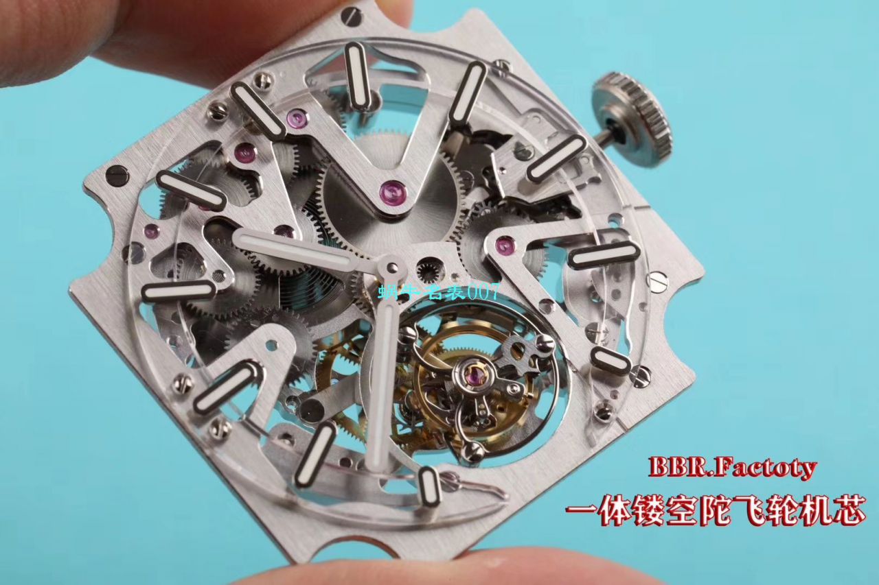 【BBR一比一超A高仿手表】柏莱士EXPERIMENTAL系列BRX2-MRTB-ST陀飞轮腕表 / BR-X2DM