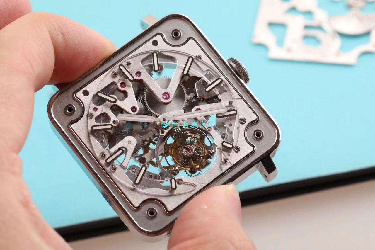 【BBR一比一超A高仿手表】柏莱士EXPERIMENTAL系列BRX2-MRTB-ST陀飞轮腕表 / BR-X2DM