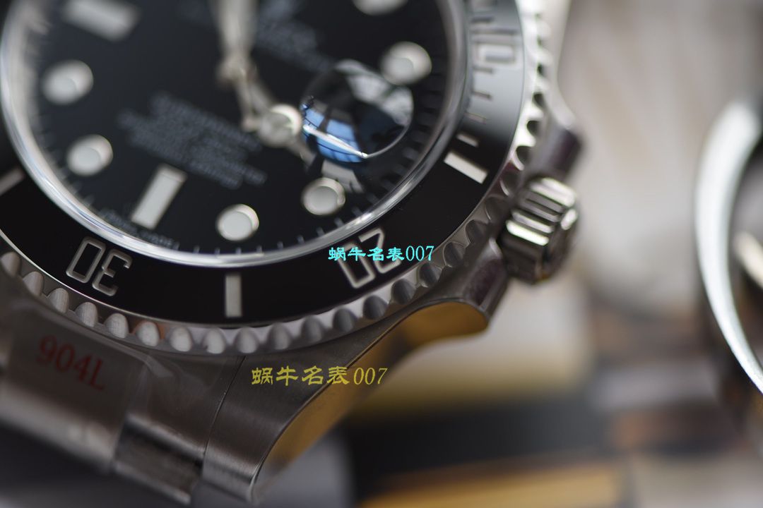 【视频评测N厂V10版本Rolex黑水鬼高仿表】劳力士潜航者型系列116610LN-97200黑盘腕表 / R391