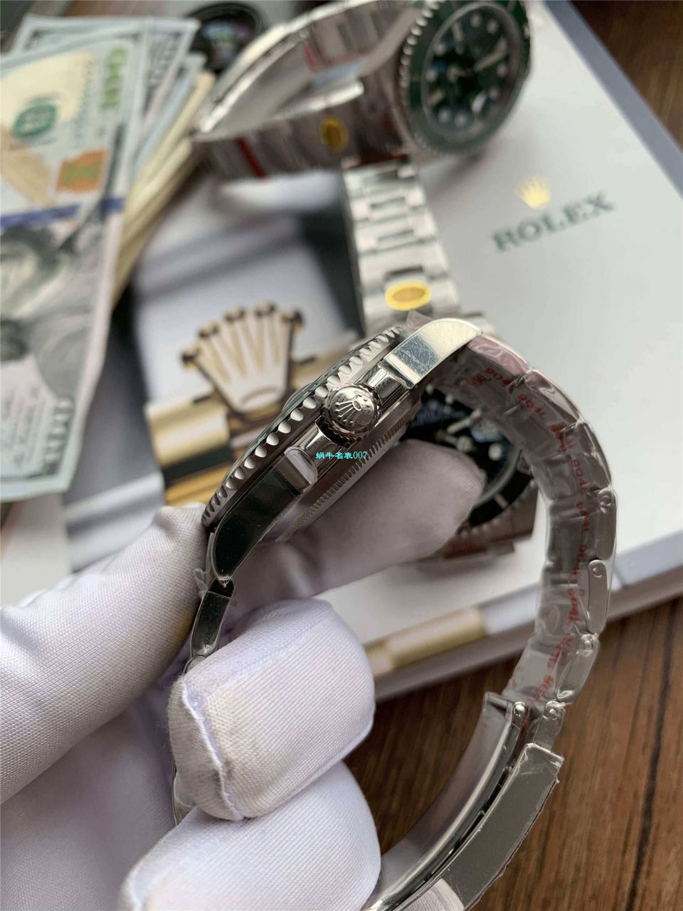 【视频评测N厂V10版本Rolex黑水鬼高仿表】劳力士潜航者型系列116610LN-97200黑盘腕表 / R391