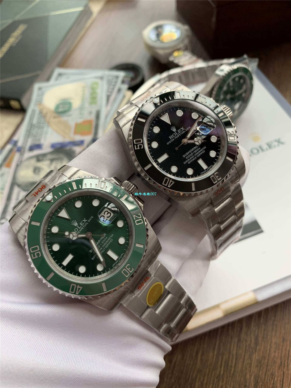 【视频评测最完‎美复刻高仿​Rolex绿水鬼‎SUBN厂V10升​级版】劳力士潜航者型系列116610LV-97200绿盘腕表 / R392