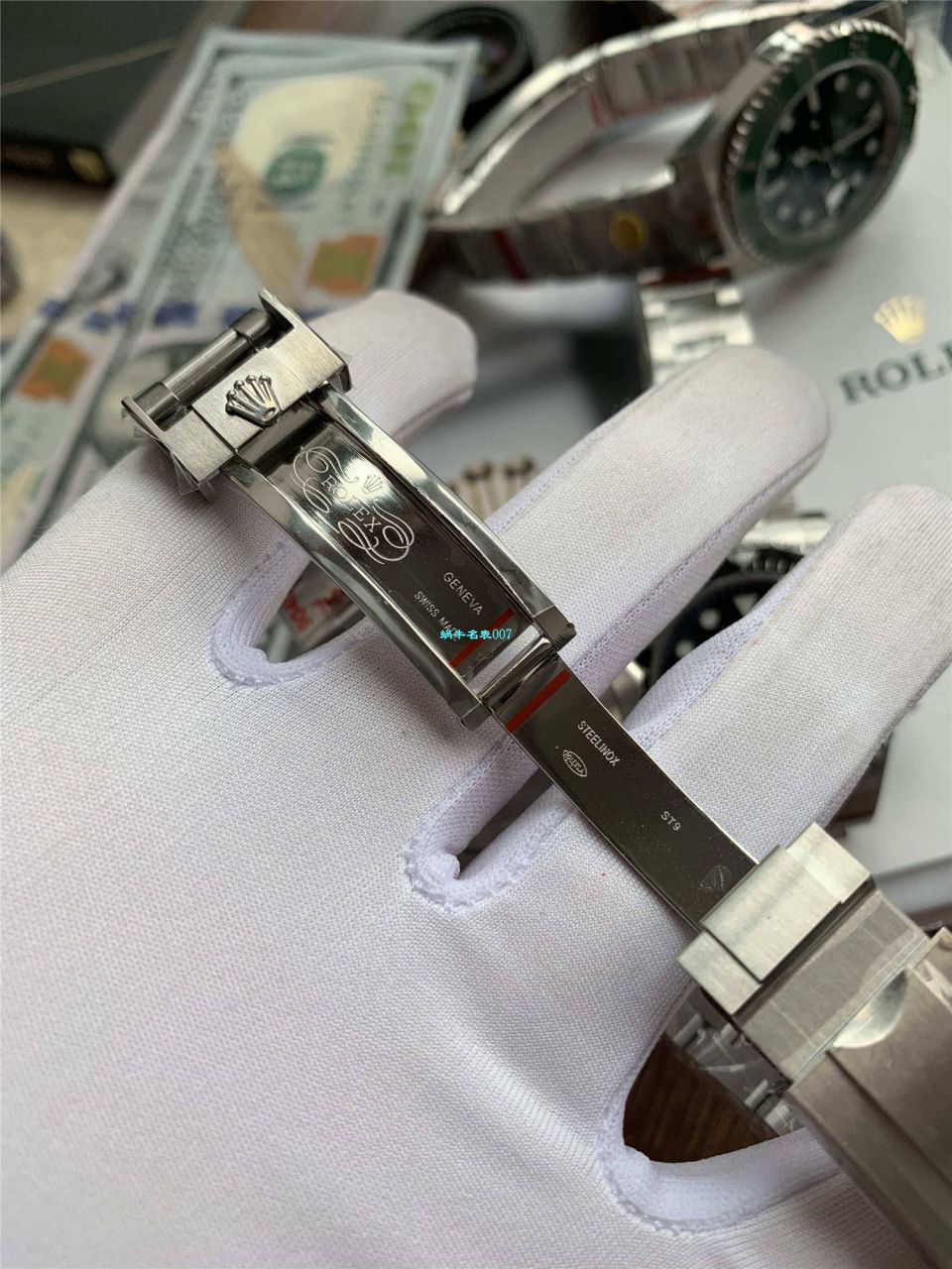 【视频评测最完‎美复刻高仿​Rolex绿水鬼‎SUBN厂V10升​级版】劳力士潜航者型系列116610LV-97200绿盘腕表 / R392