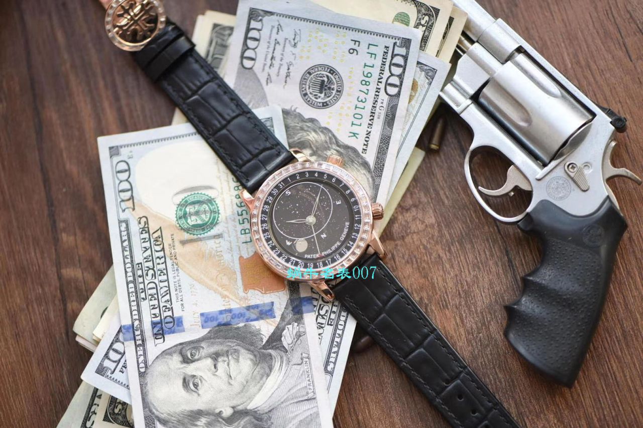 【台湾厂PATEK PHILIPPE复刻高仿表】百达翡丽超级复杂功能计时系列6104R-001腕表 / BD232