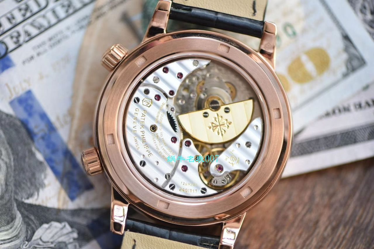 【台湾厂PATEK PHILIPPE复刻高仿表】百达翡丽超级复杂功能计时系列6104R-001腕表 / BD232