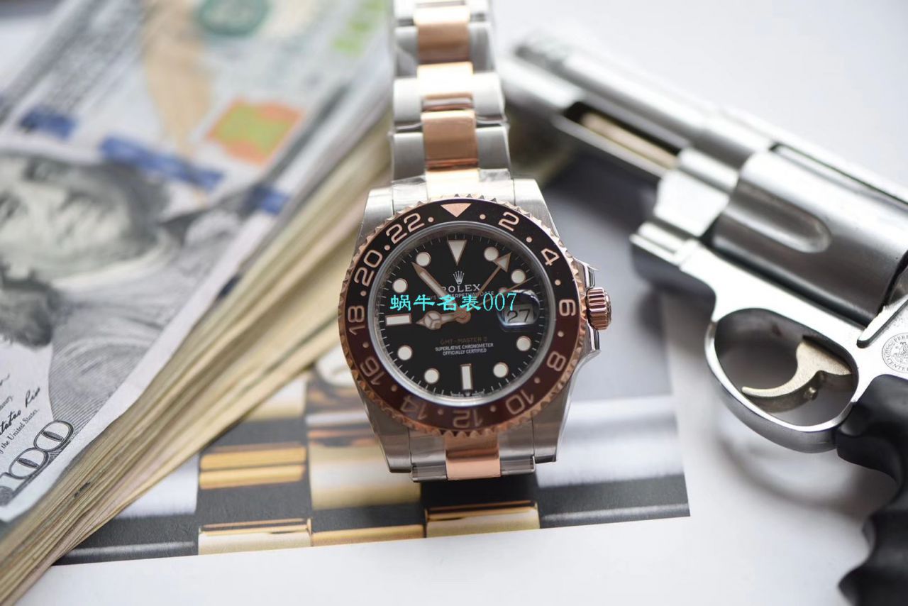 【LF厂Rolex间金沙士圈复刻高仿表】劳力士格林尼治型II系列m126711chnr-0002腕表 / R396