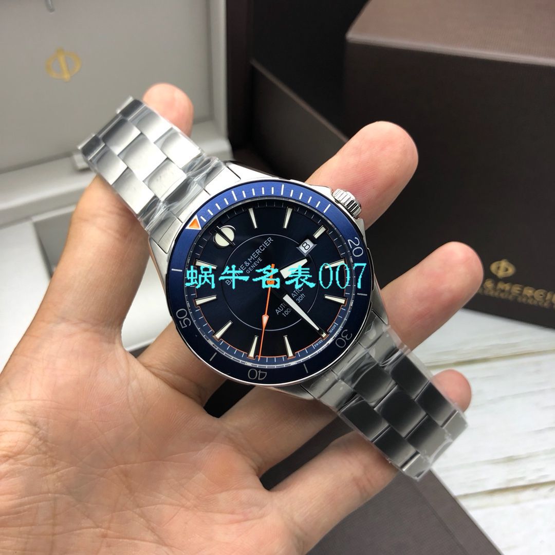 【渠道原单Baume&Mercier】名士表克里顿俱乐部系列M0A10340，10378腕表 / BM07