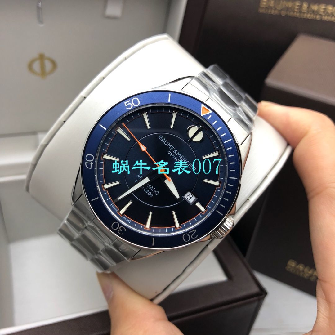 【渠道原单Baume&Mercier】名士表克里顿俱乐部系列M0A10340，10378腕表 / BM07