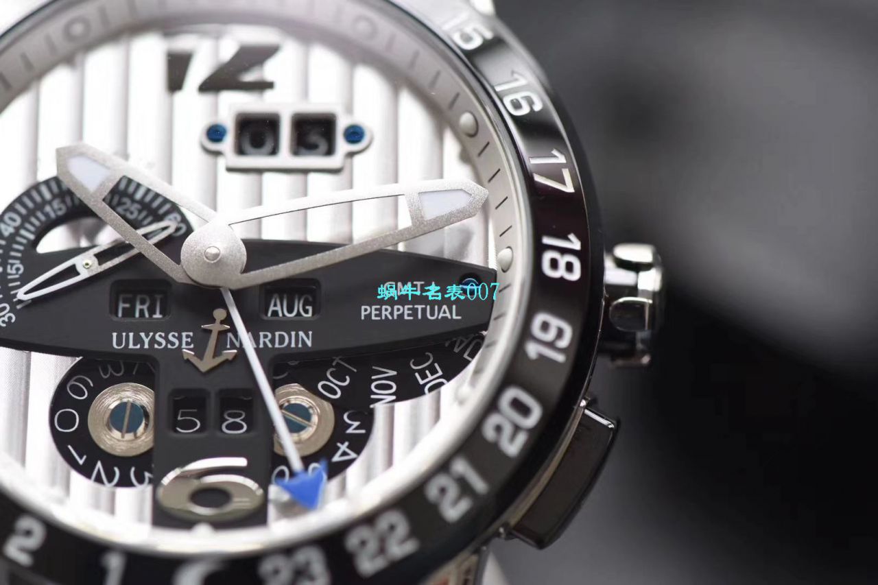 【视频评测TWA厂Ulysse Nardin复刻高仿手表】雅典表复杂功能万年历腕表系列 329-00-3腕表 / YD018
