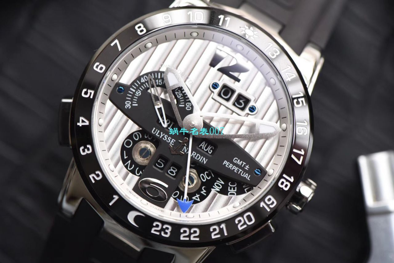 【视频评测TWA厂Ulysse Nardin复刻高仿手表】雅典表复杂功能万年历腕表系列 329-00-3腕表 / YD018