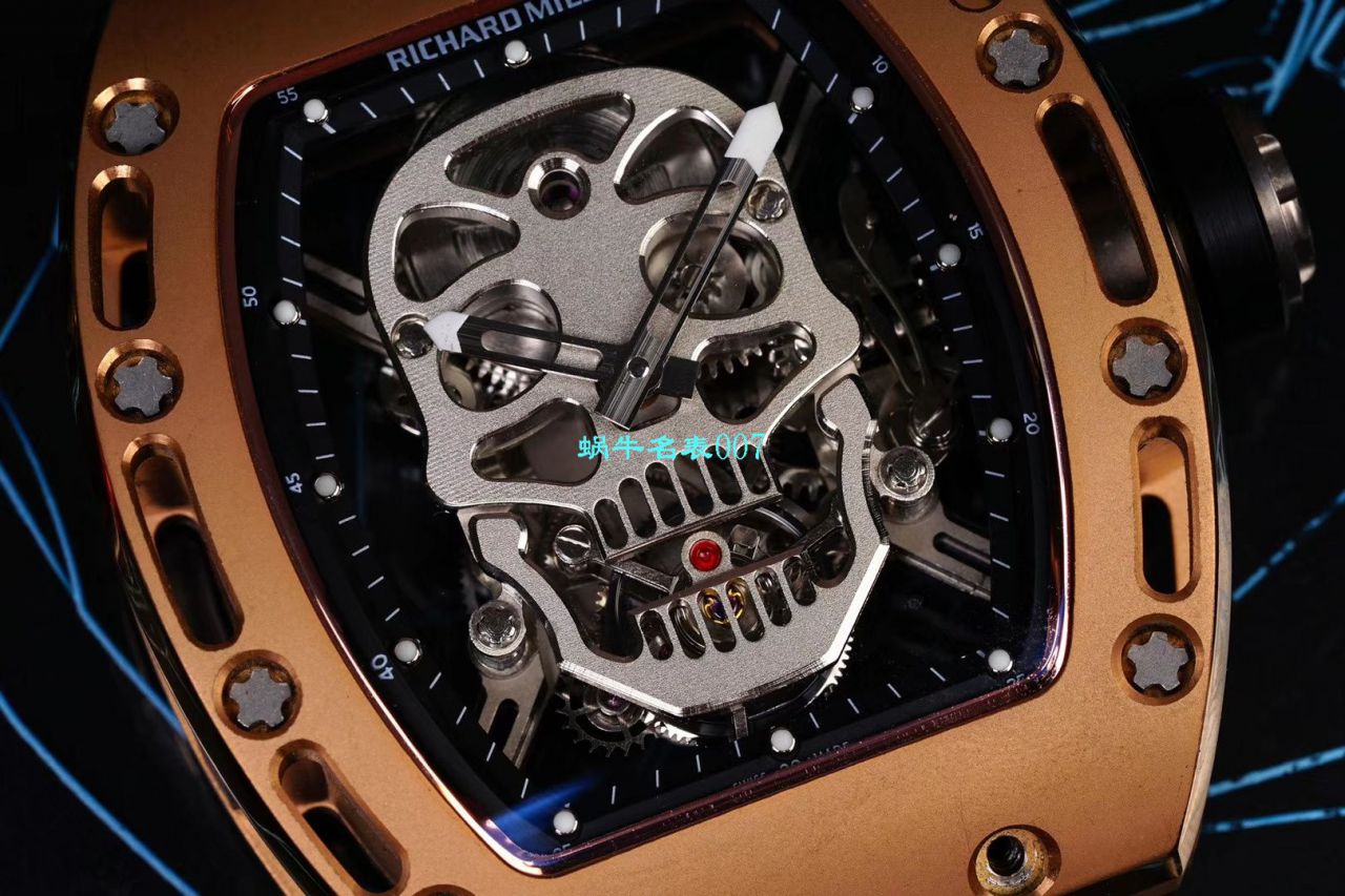 【视频评测EUR厂Richard Mille仿表价格顶级复刻高仿】俄罗斯紫金版理查德米勒至尊鬼王RM052 / RM052jin