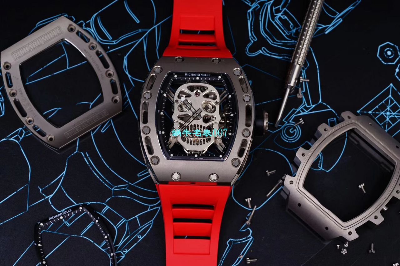 【视频评测EUR厂Richard Mille仿表价格顶级复刻高仿】俄罗斯紫金版理查德米勒至尊鬼王RM052 / RM052jin