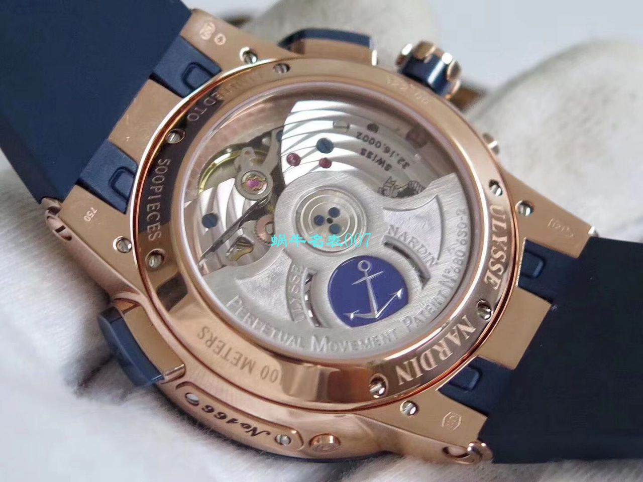 【Ulysse Nardin复刻高仿手表】TWA厂雅典复杂功能系列326-00-3腕表 / YD020