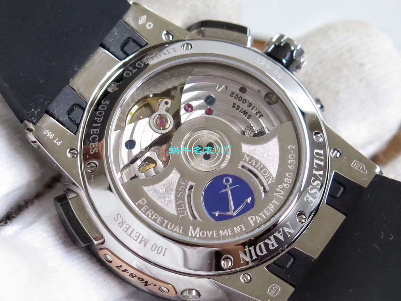 【TWA厂一比一Ulysse Nardin精高仿手表】雅典表复杂功能系列320-00-3腕表 / YD019