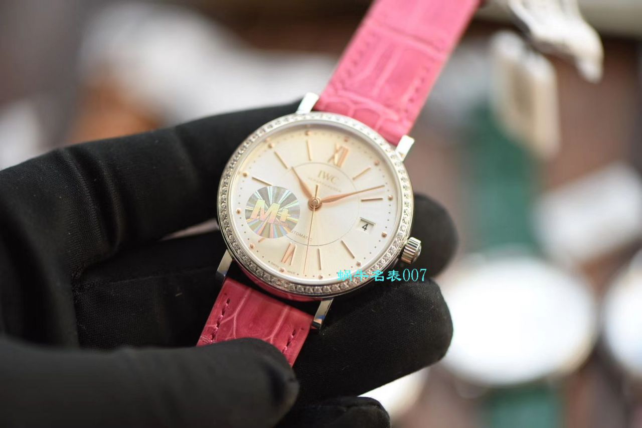 【视频评测M+厂复刻女表】万国高仿柏涛菲诺系列IW458112，IW458103腕表 / WG508