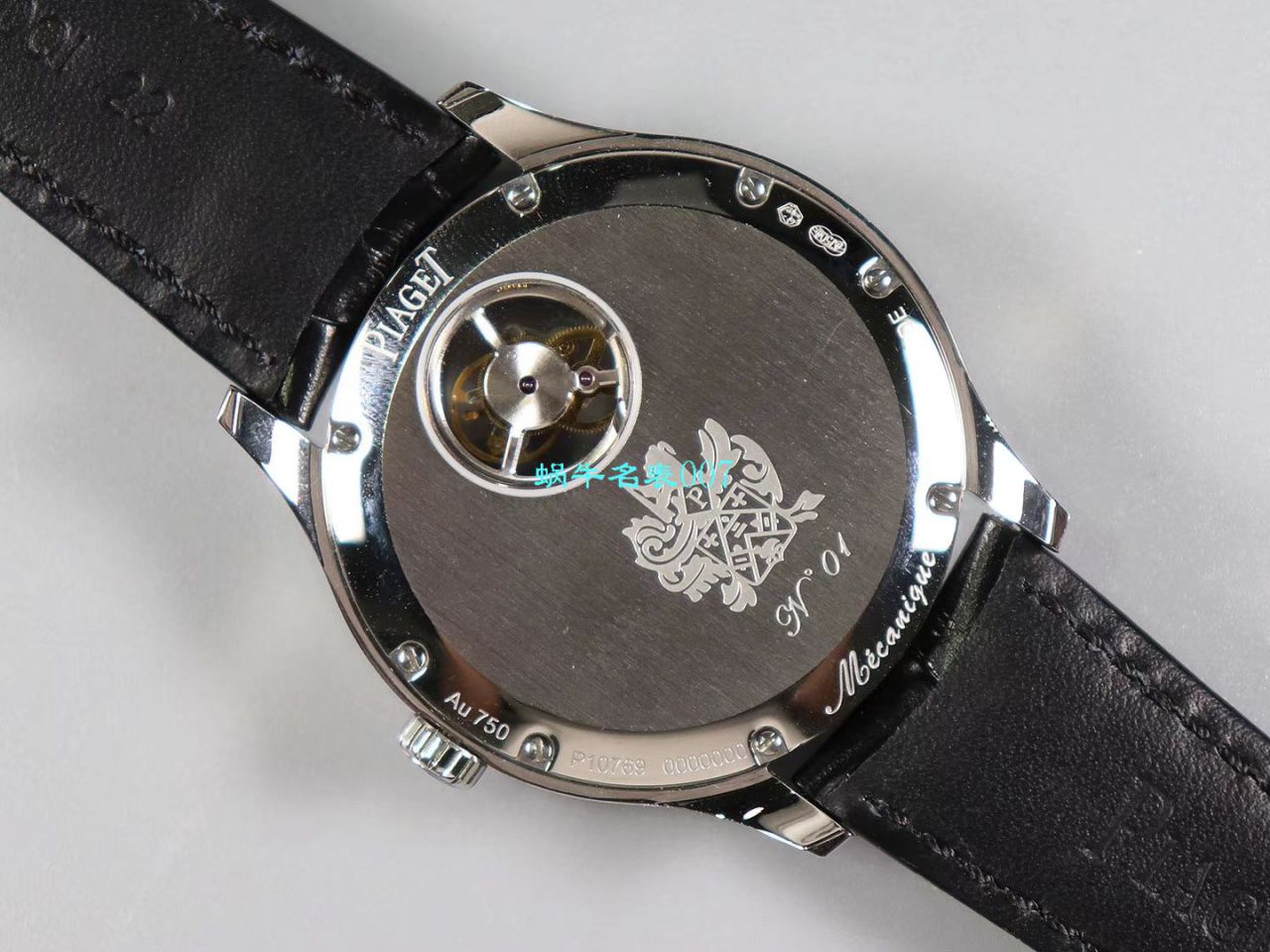 【R8厂PIAGET复刻高仿手表】伯爵BLACK -TIE系列G0A37115,G0A38114陀飞轮腕表 / PT021