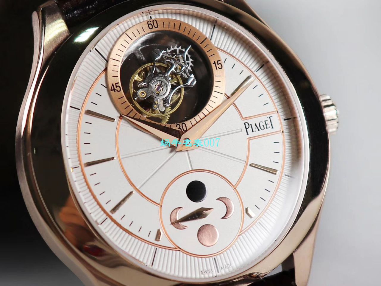 【R8厂超A高仿陀飞轮手表】伯爵BLACK -TIE系列G0A37114,G0A39116腕表 / PT020