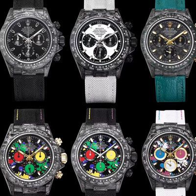 WWF新品发布：碳纤维劳力士ROLEX宇宙计时迪通拿系列之Diw团队改造版