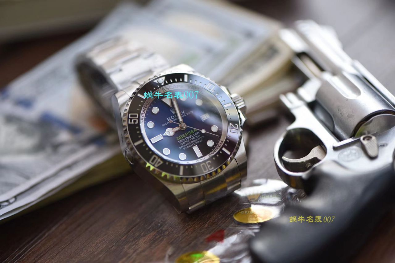 【视频评测超级神器】N厂复刻最新904L复刻高仿超级渐变蓝鬼王～劳力士m126660-0002手表 / R500