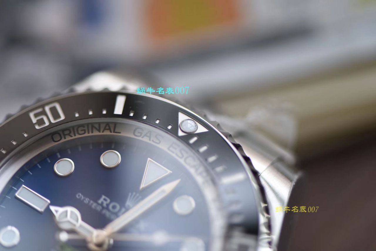 【视频评测超级神器】N厂复刻最新904L复刻高仿超级渐变蓝鬼王～劳力士m126660-0002手表 / R500