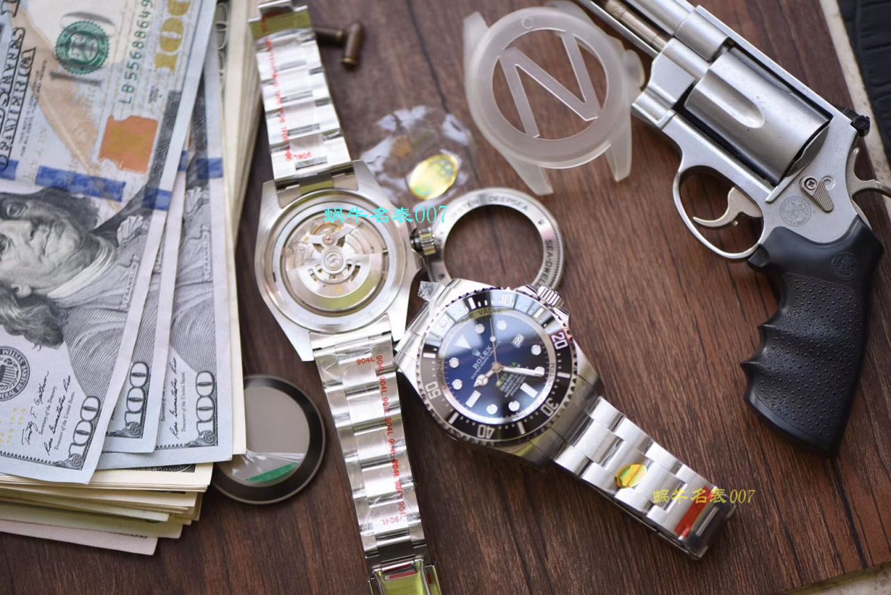 【视频评测超级神器】N厂复刻最新904L复刻高仿超级渐变蓝鬼王～劳力士m126660-0002手表 / R500