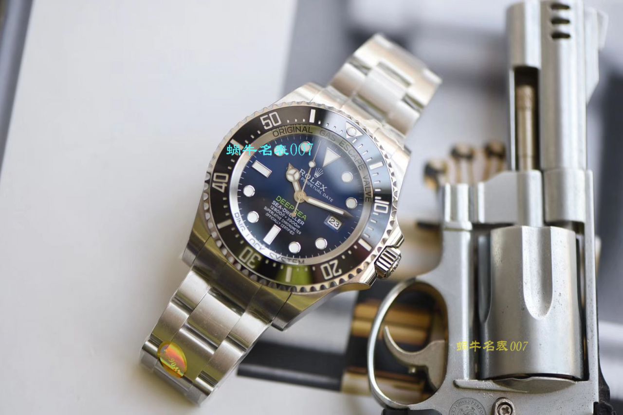 【视频评测超级神器】N厂复刻最新904L复刻高仿超级渐变蓝鬼王～劳力士m126660-0002手表 / R500