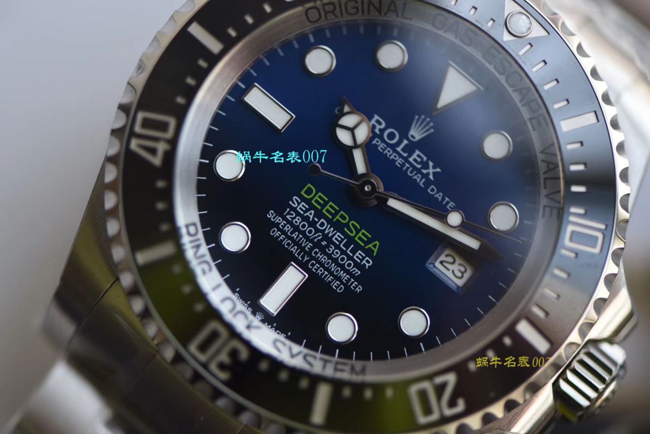 【视频评测超级神器】N厂复刻最新904L复刻高仿超级渐变蓝鬼王～劳力士m126660-0002手表 / R500
