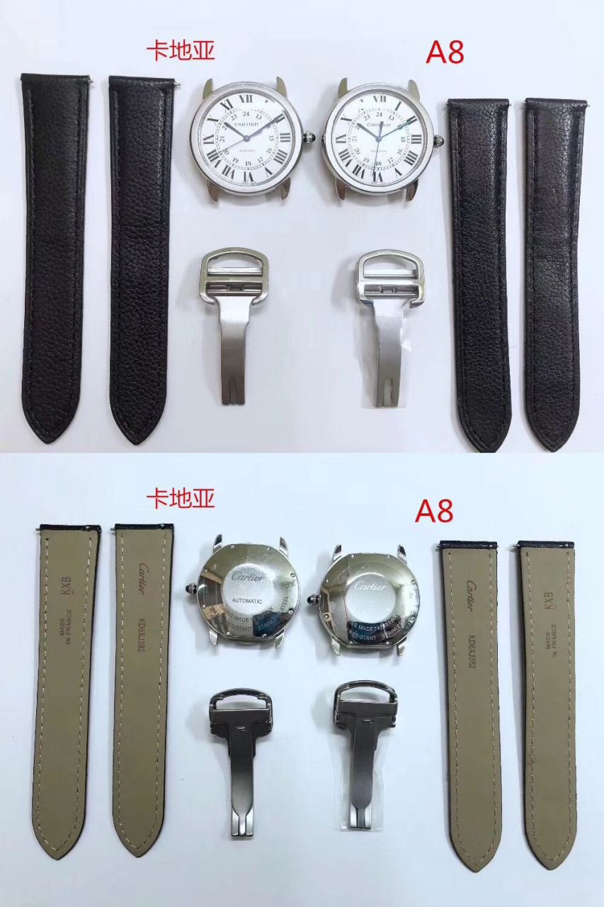 【A8厂SOLO复刻高仿表】卡地亚RONDE DE CARTIER系列W2RN0008，WSRN0021，WR000551腕表 / K233