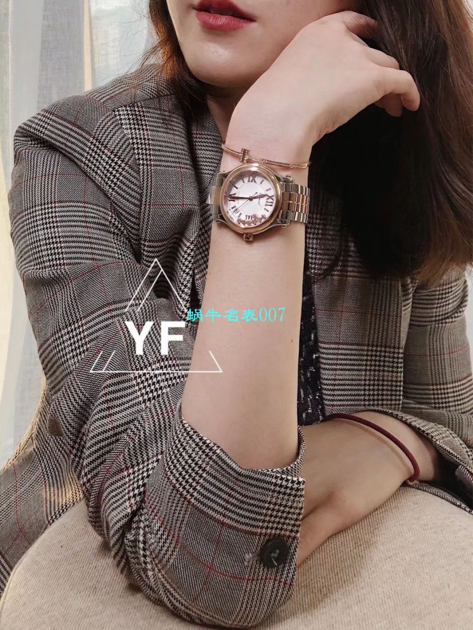 【YF厂顶级复刻高仿女表】萧邦HAPPY DIAMONDS系列277472-5002,278559-6002,278582-3002腕表 / XB051