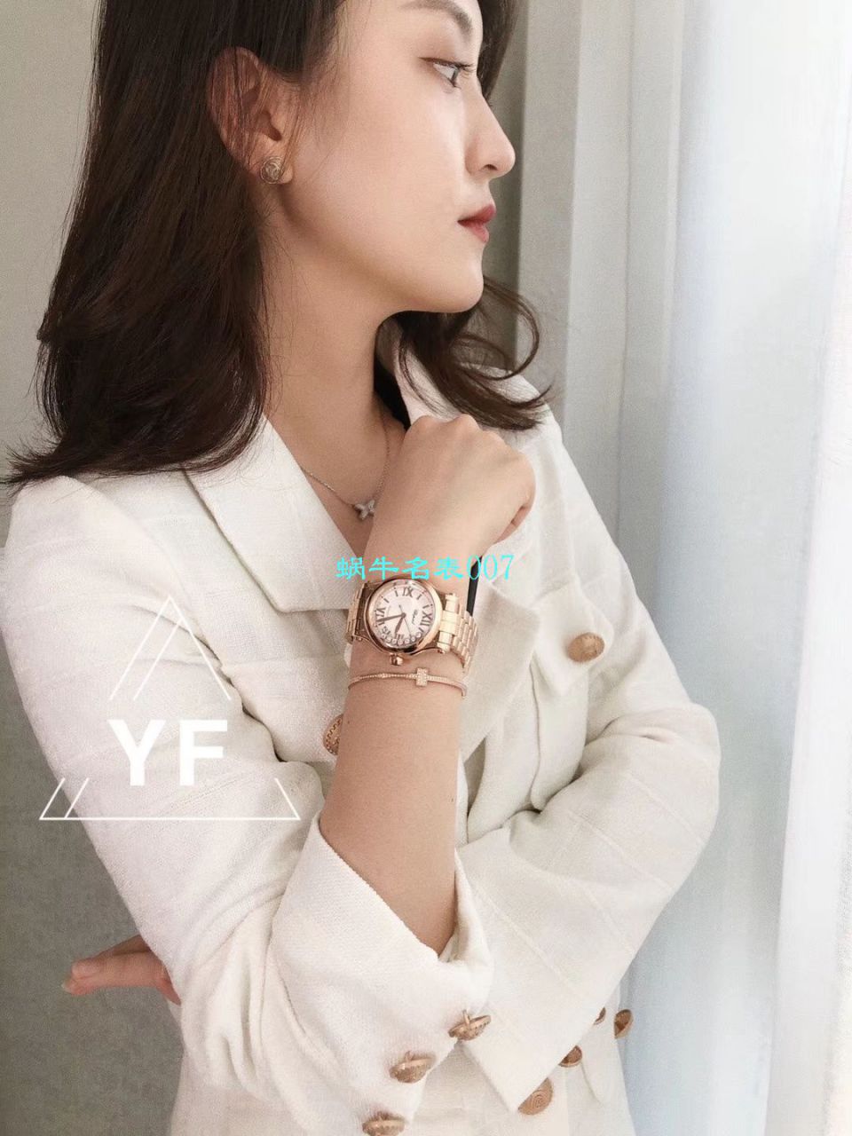 【YF厂顶级复刻高仿女表】萧邦HAPPY DIAMONDS系列277472-5002,278559-6002,278582-3002腕表 / XB051