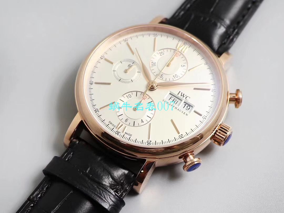 【ZF厂IWC复刻高仿手表】万国柏涛菲诺计时系列IW391020腕表 / WG509