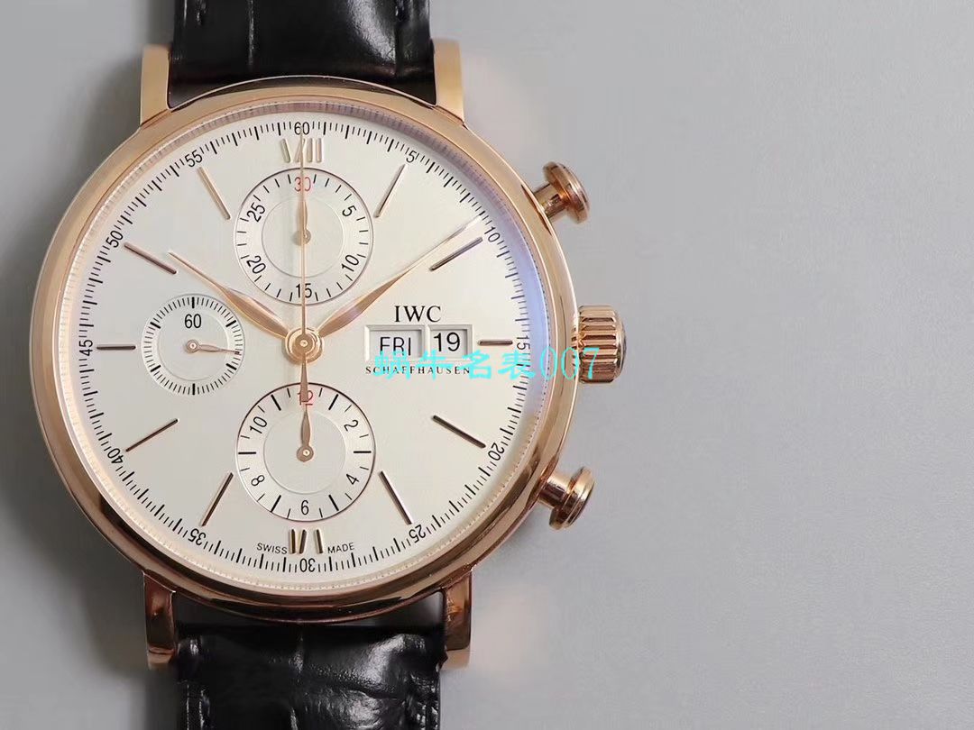 【ZF厂IWC复刻高仿手表】万国柏涛菲诺计时系列IW391020腕表 / WG509