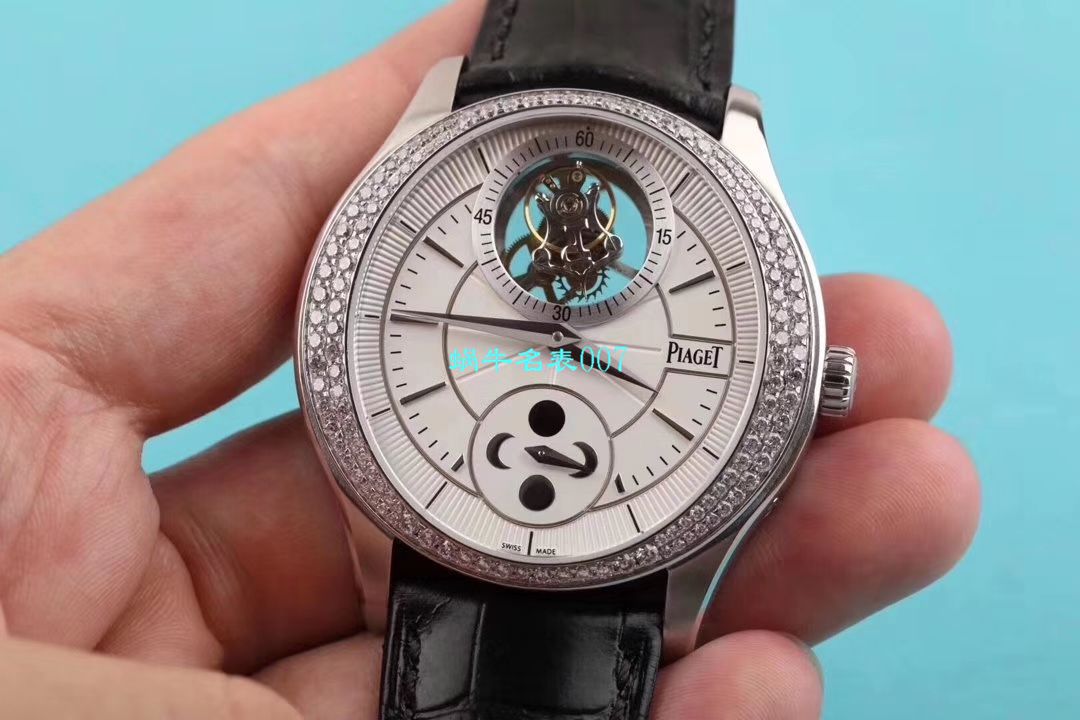【R8厂PIAGET复刻高仿手表】伯爵BLACK -TIE系列G0A37115,G0A38114陀飞轮腕表 / PT021